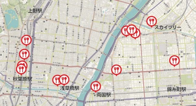 キャンペーン 対象地図 イメージ