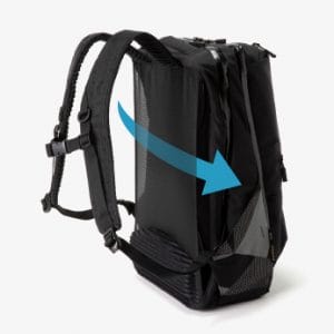 背中が涼しい<エアベンチレーション>搭載