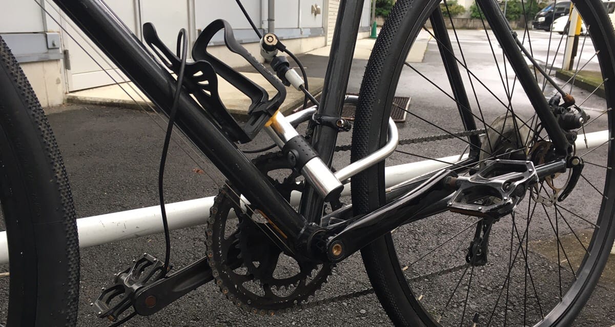 自転車 盗難 防止 鍵 かけ 方