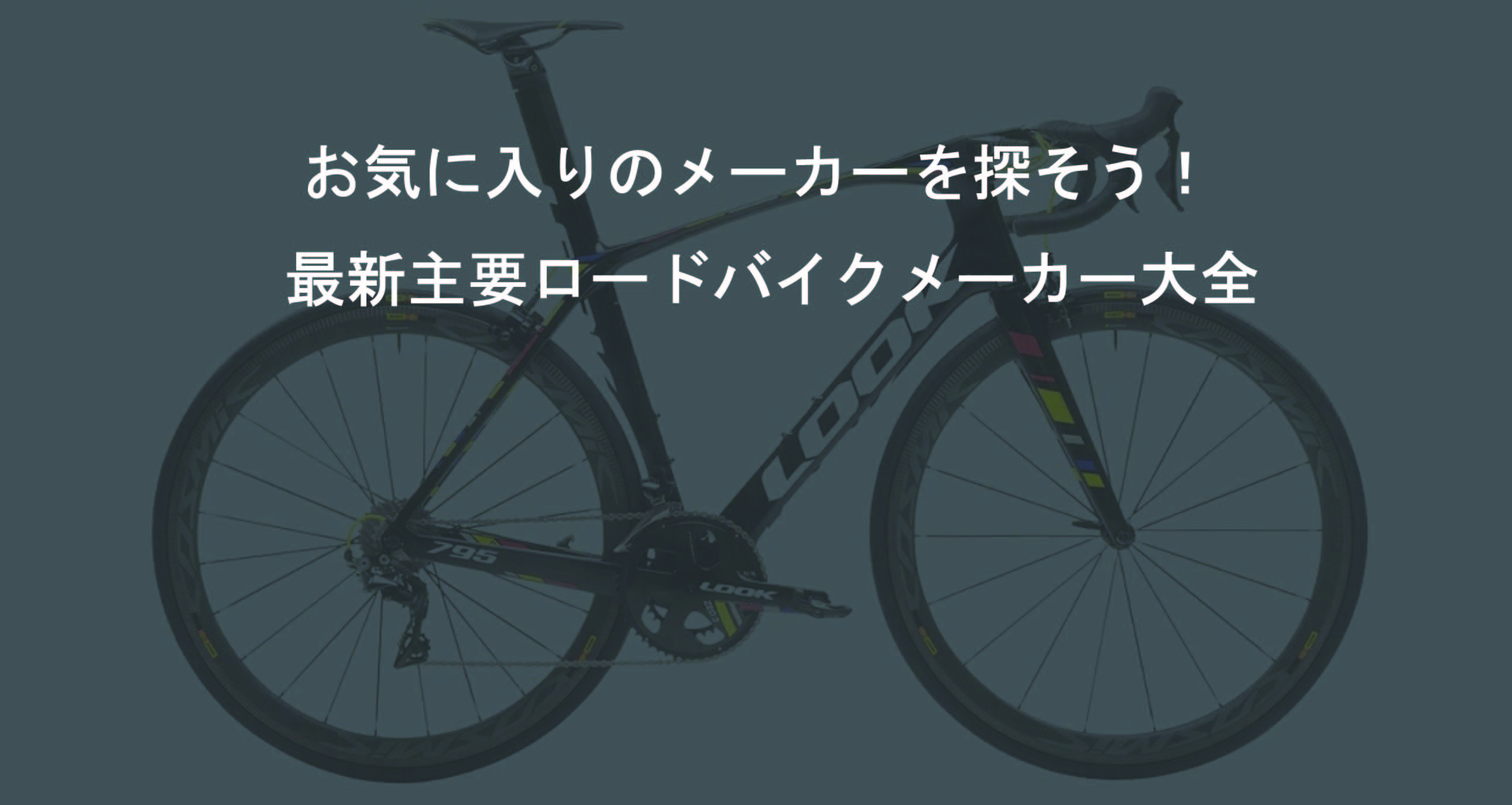 ロードバイクメーカー大全 主要ブランド40選を一挙紹介 Frame フレイム